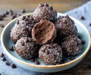 Chocolate Brownie Protein Balls Recipe
