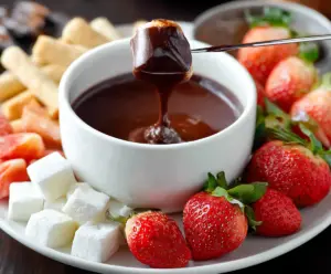 Chocolate Fondue for Two