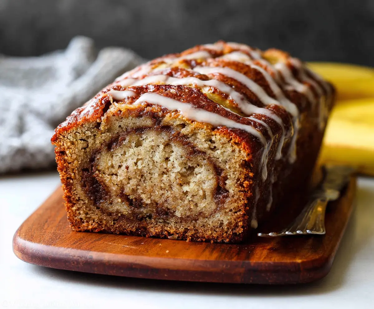 Easy Cinnamon Swirl Banana Bread Recipe