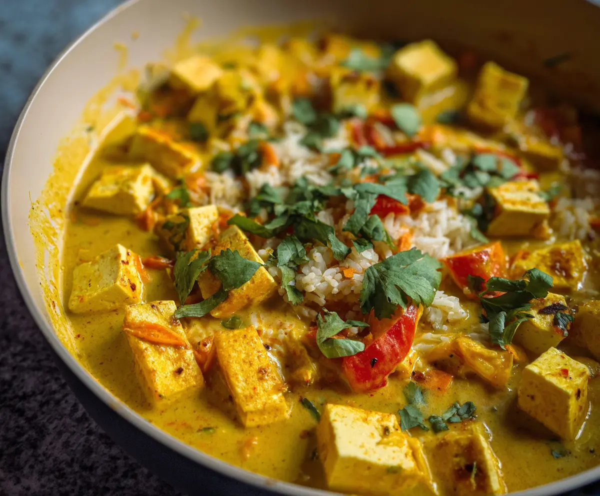 Creamy Coconut Curry Tofu Recipe