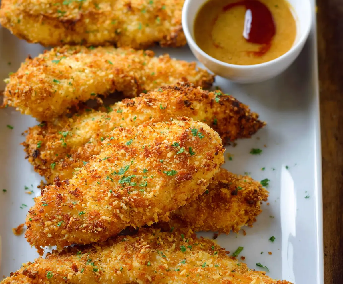 Crispy Oven Baked Chicken Tenders