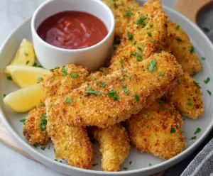 Crispy Oven Baked Chicken Tenders