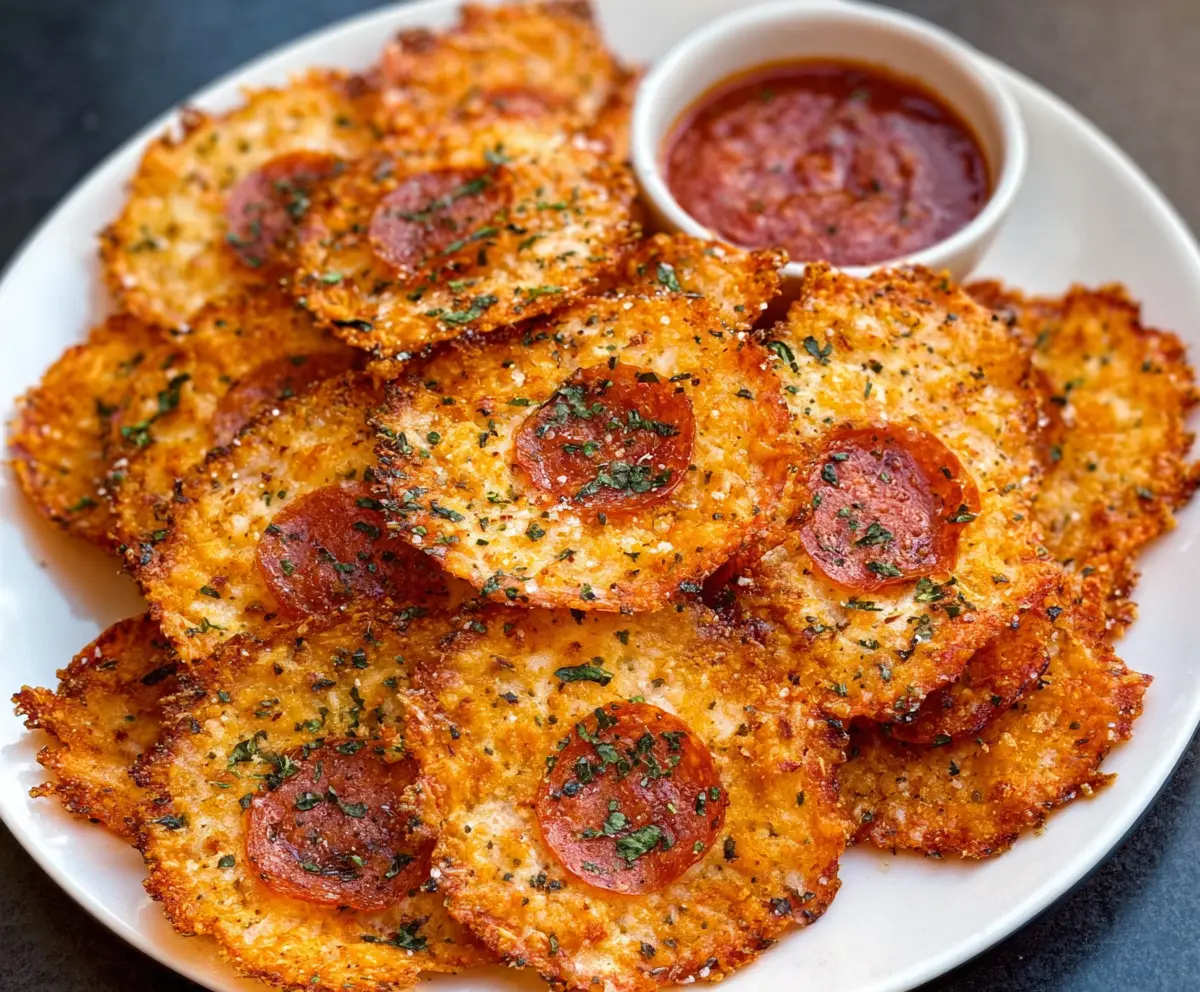 Crispy Pizza Chips Recipe