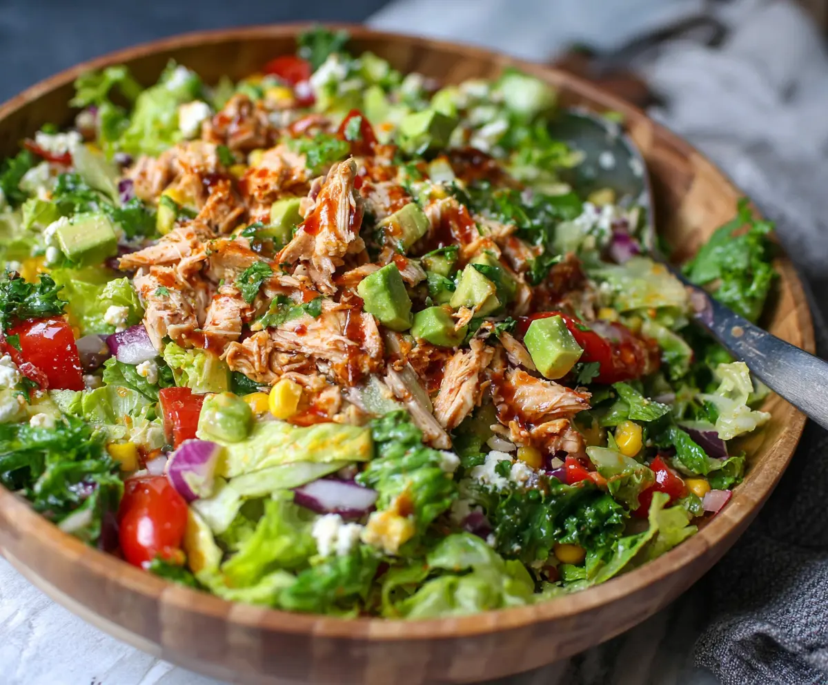 Healthy BBQ Chicken Salad Recipe
