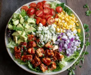 Healthy BBQ Chicken Chopped Salad