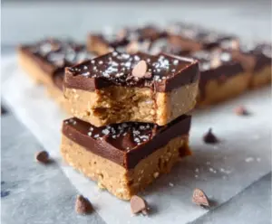 Healthy No Bake Cookie Dough Bars