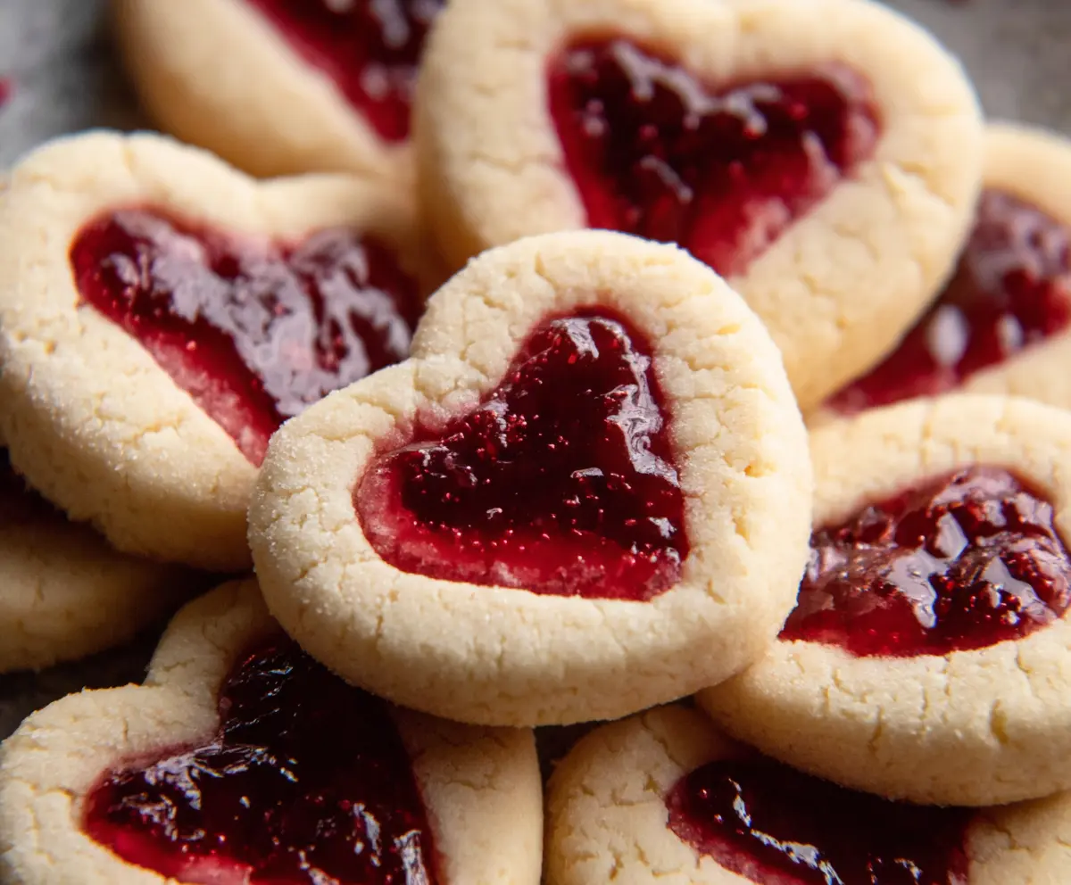 Heart Jam Cookies Recipe
