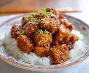 Honey Garlic Tofu