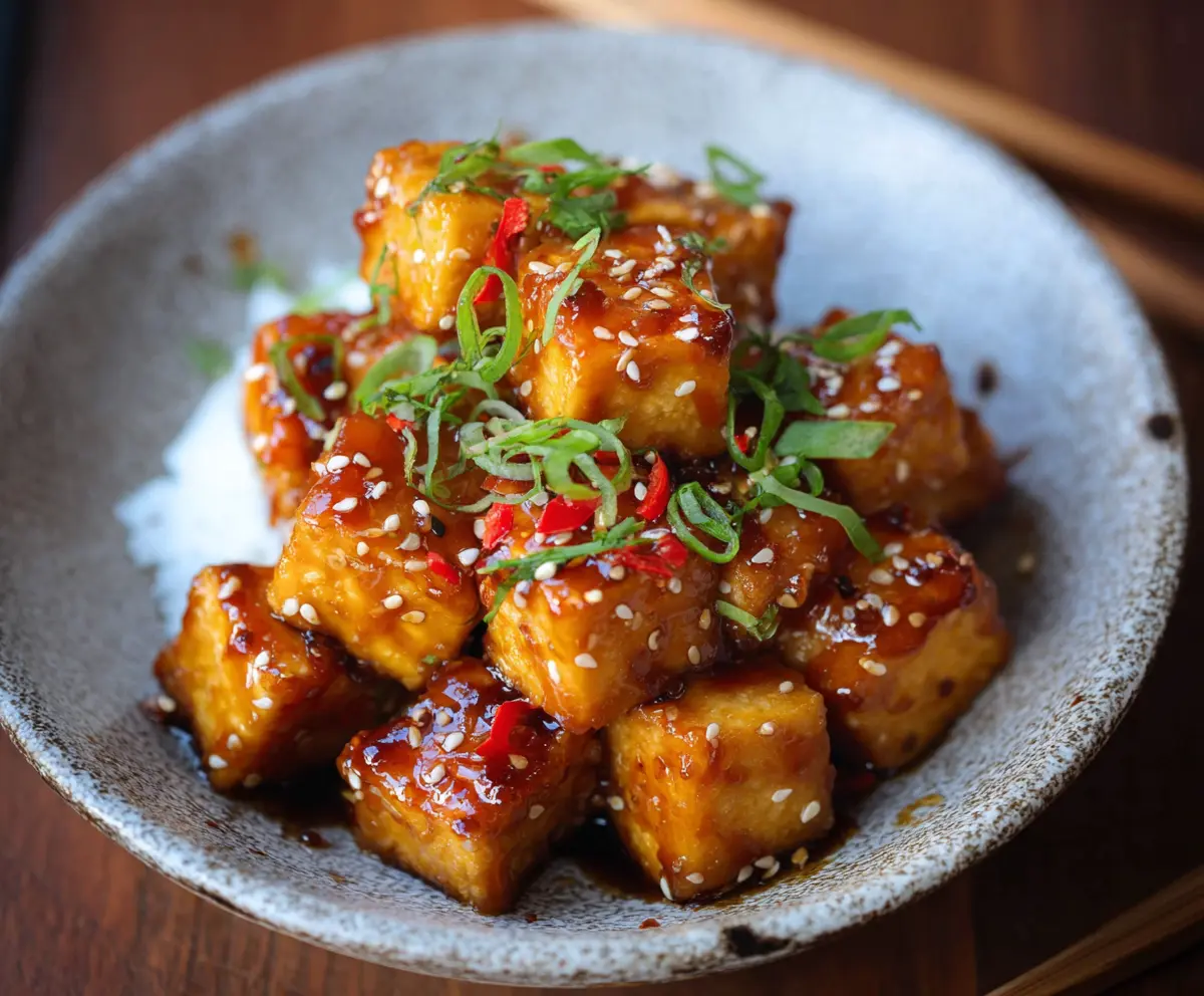 Easy Honey Garlic Tofu Recipe