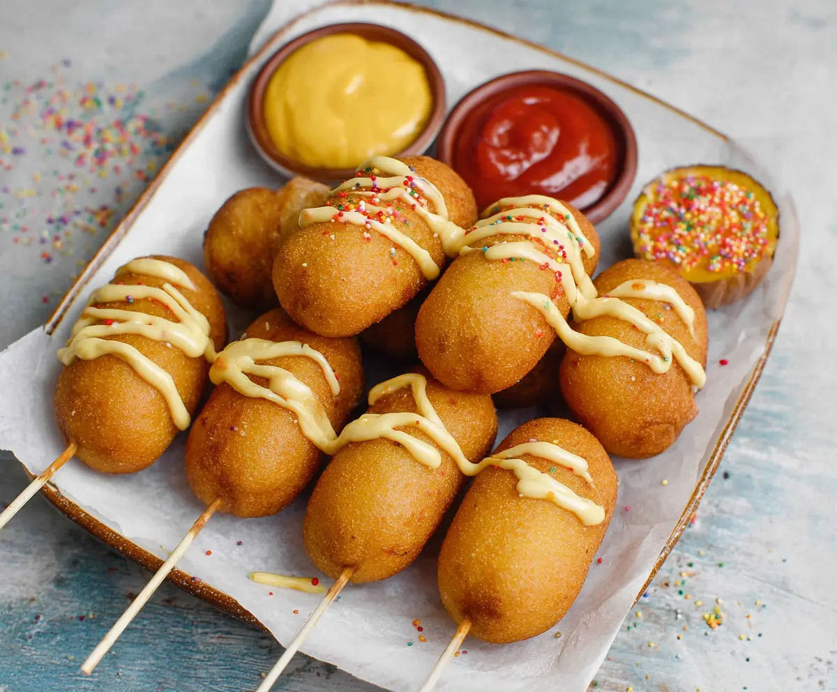 Easy Mini Corn Dogs Recipe
