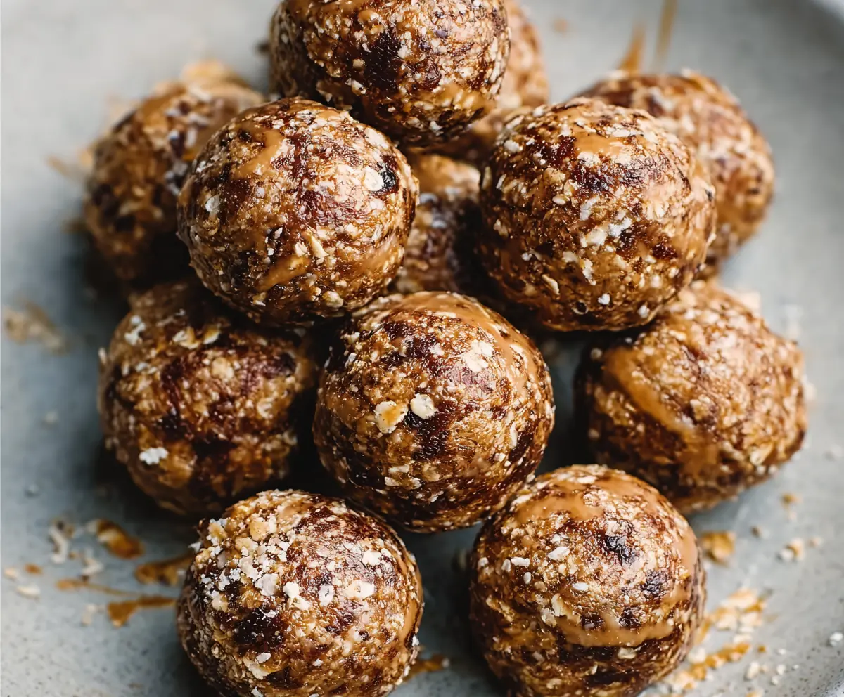 Easy Peanut Butter Banana Protein Balls