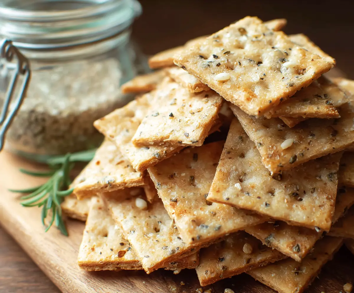 Crispy Sourdough Discard Crackers Recipe