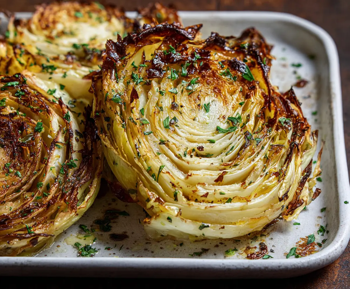 Easy Roasted Cabbage Steaks Recipe