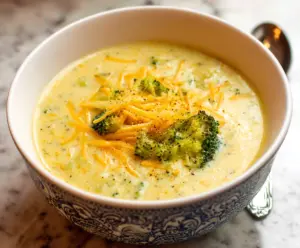 Savory Cheddar Broccoli Potato Stew