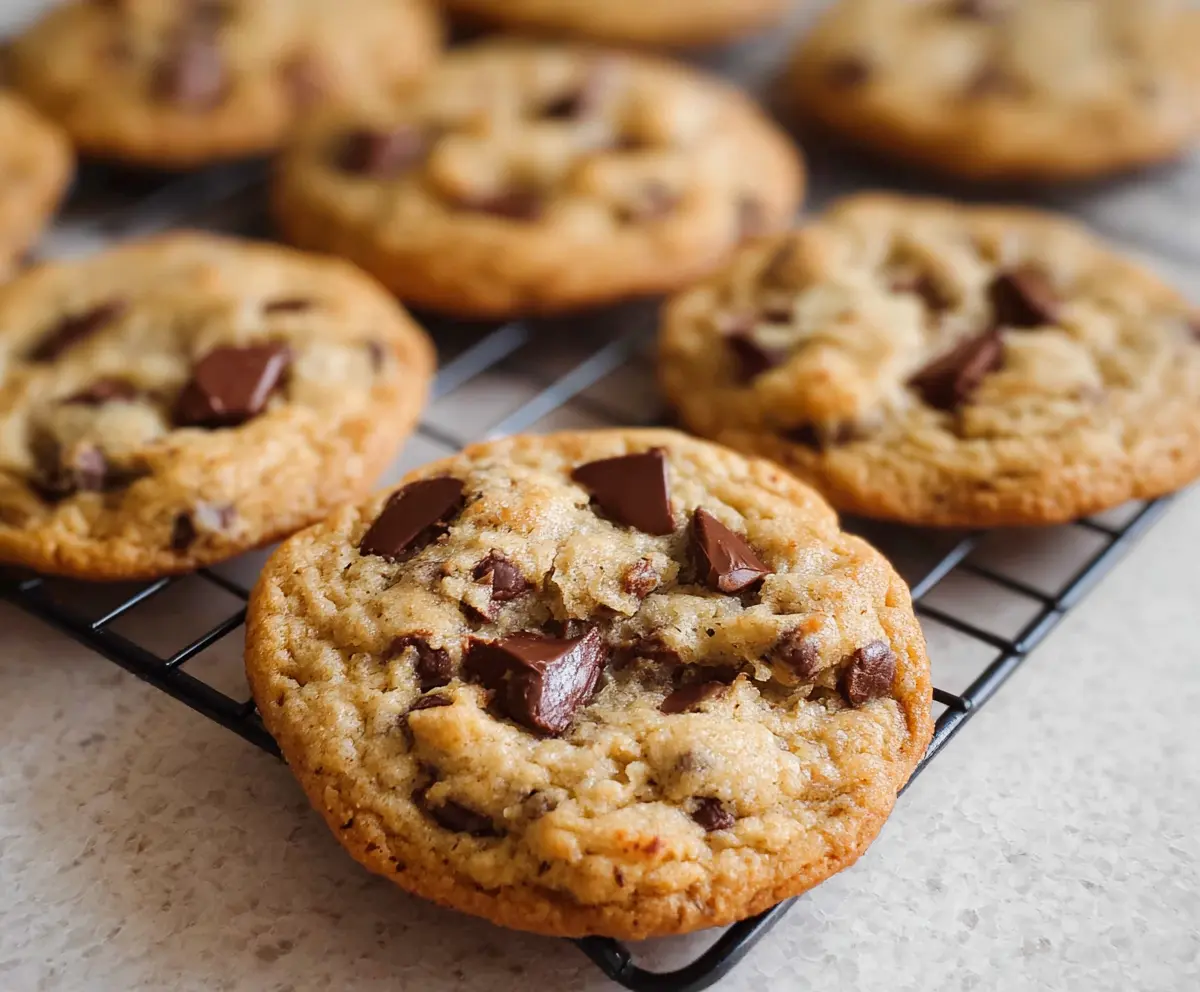 Easy Sourdough Chocolate Chip Cookies