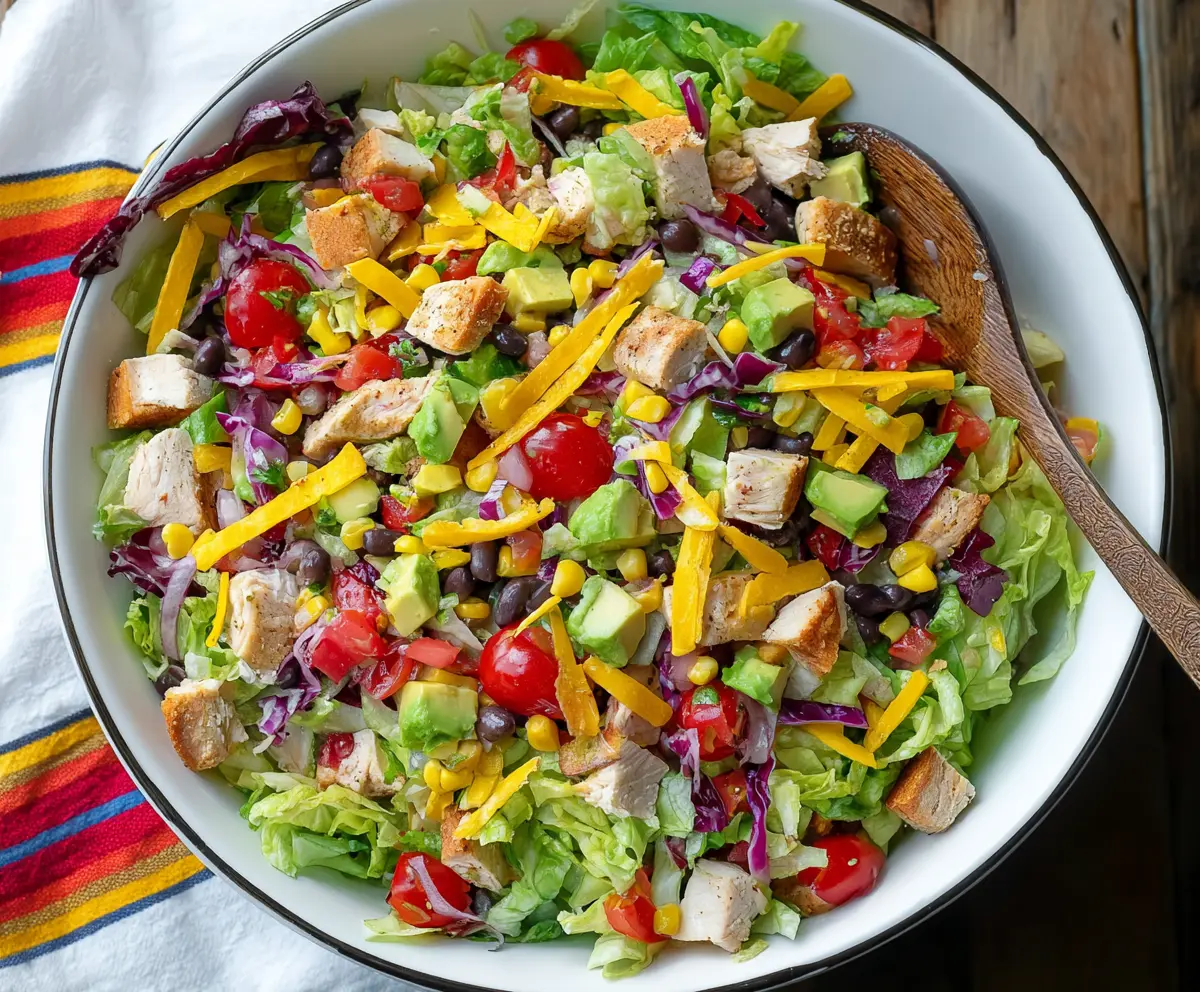 Easy Tex-Mex Chopped Chicken Salad
