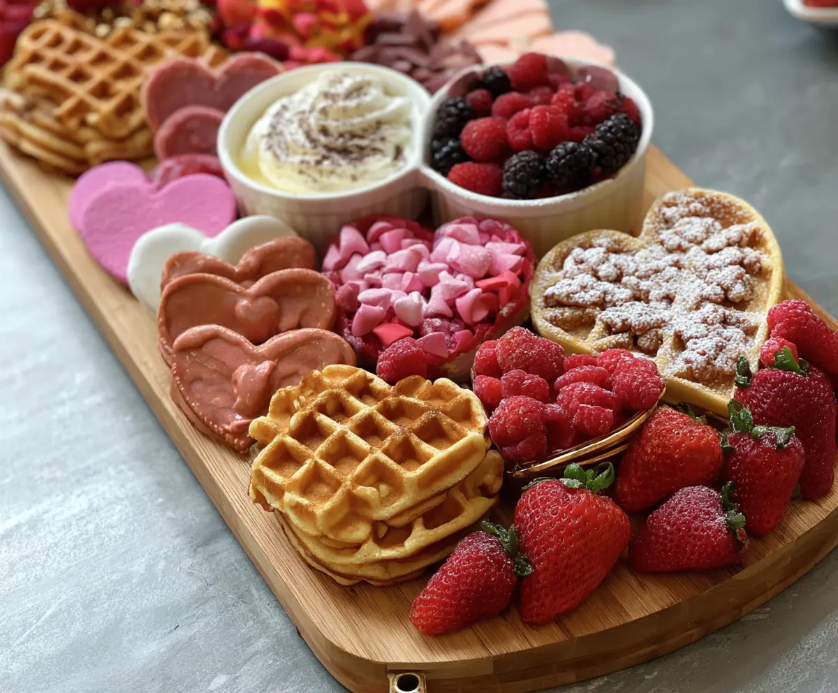 Valentine's Day Waffle Board Ideas