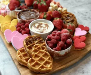 Valentine’s Day Waffle Board