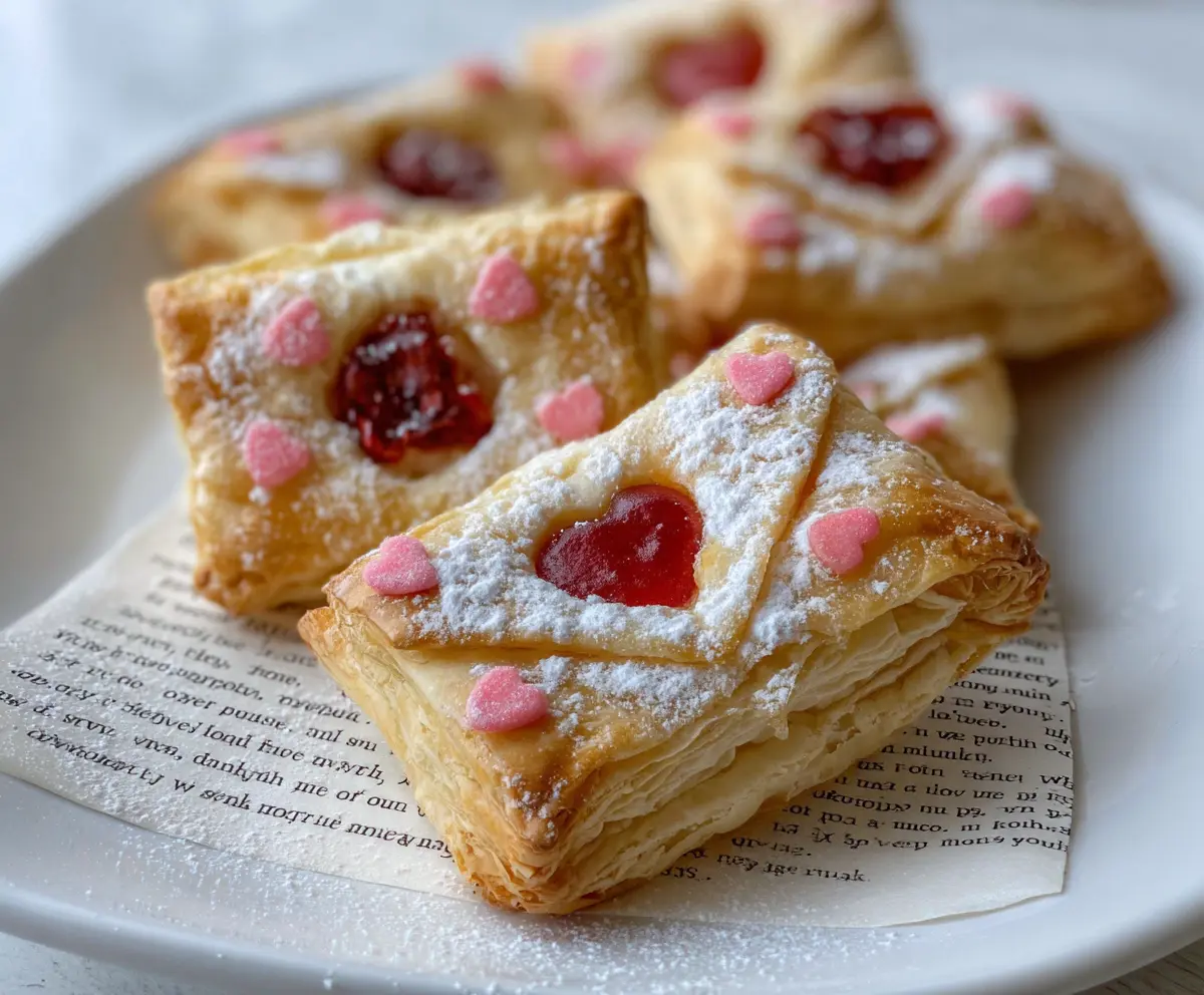 Sweet Valentines Love Letter Pastries