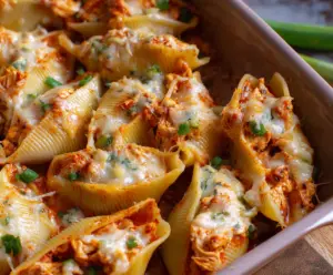 Buffalo Chicken Stuffed Shells
