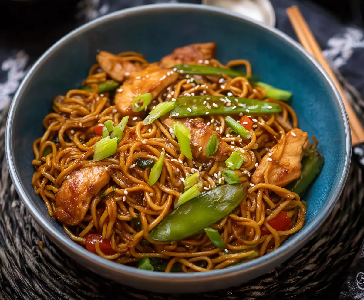 Easy Chicken Teriyaki Noodles