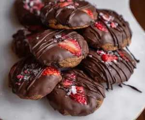 Chocolate Covered Strawberry Cookies