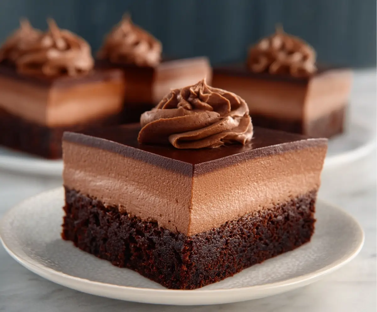 Easy Chocolate Mousse Brownies Recipe