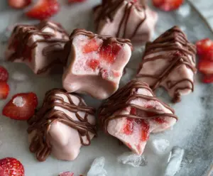 Chocolate Strawberry Yogurt Bites