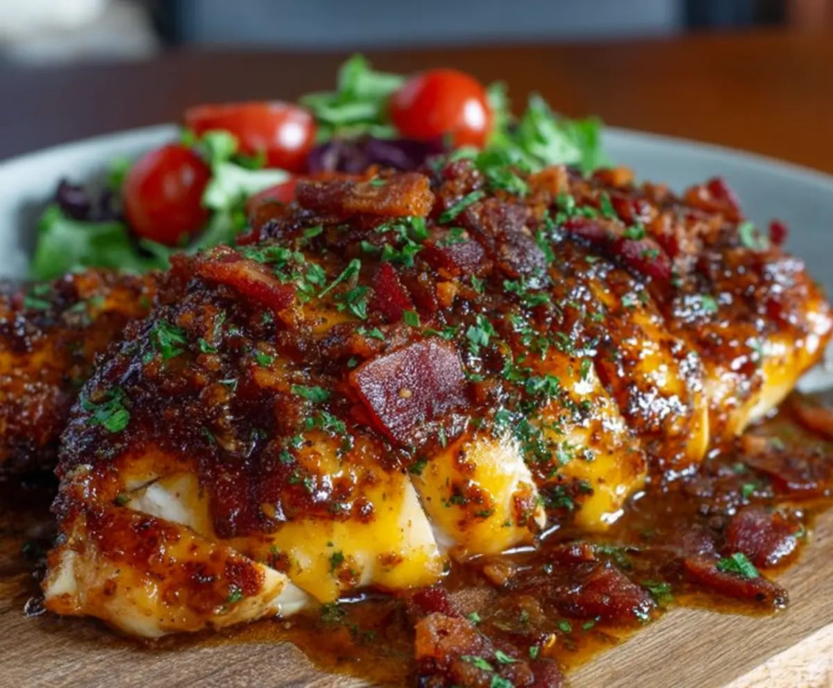 Easy Cowboy BBQ Bacon Cheddar Chicken