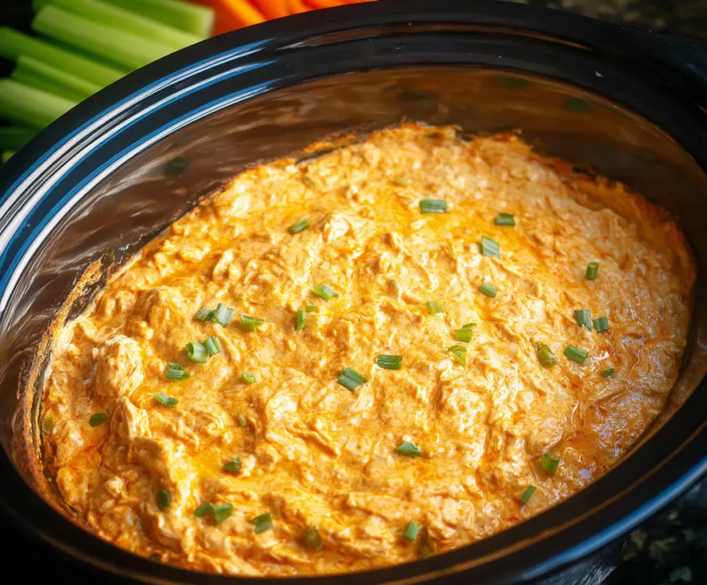 Crock Pot Buffalo Chicken Dip