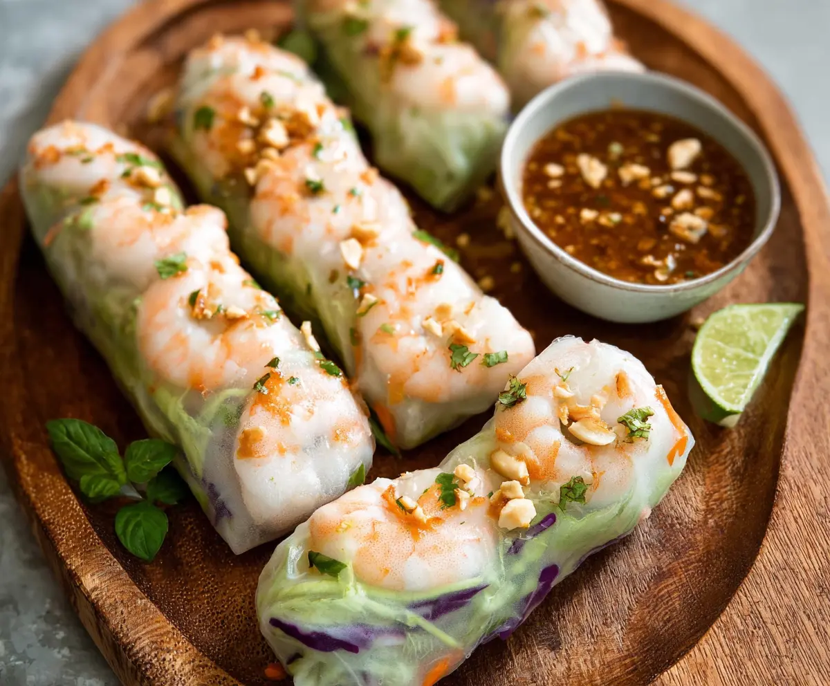 Fresh Vietnamese Shrimp Spring Rolls Recipe