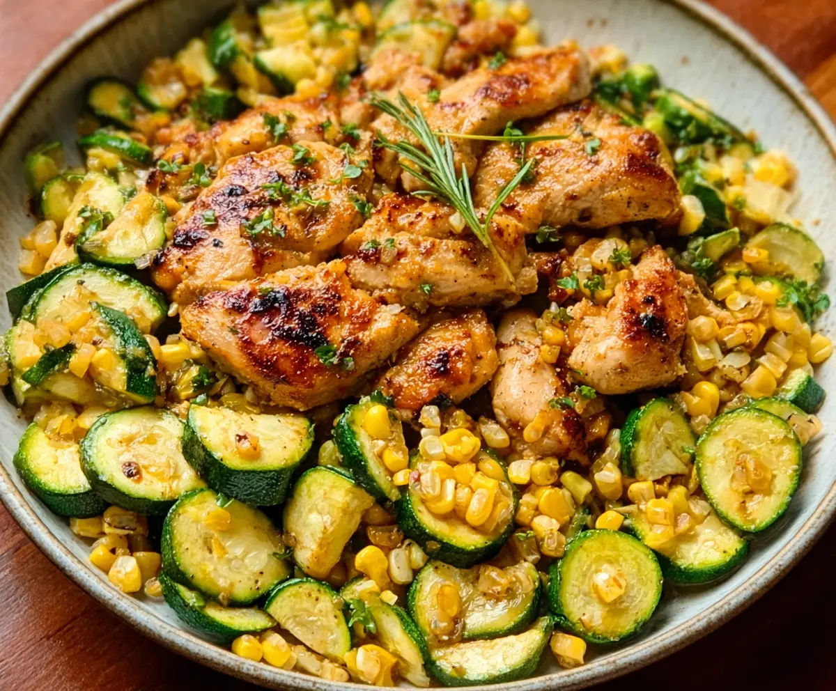 Easy Garlic Butter Chicken with Veggies