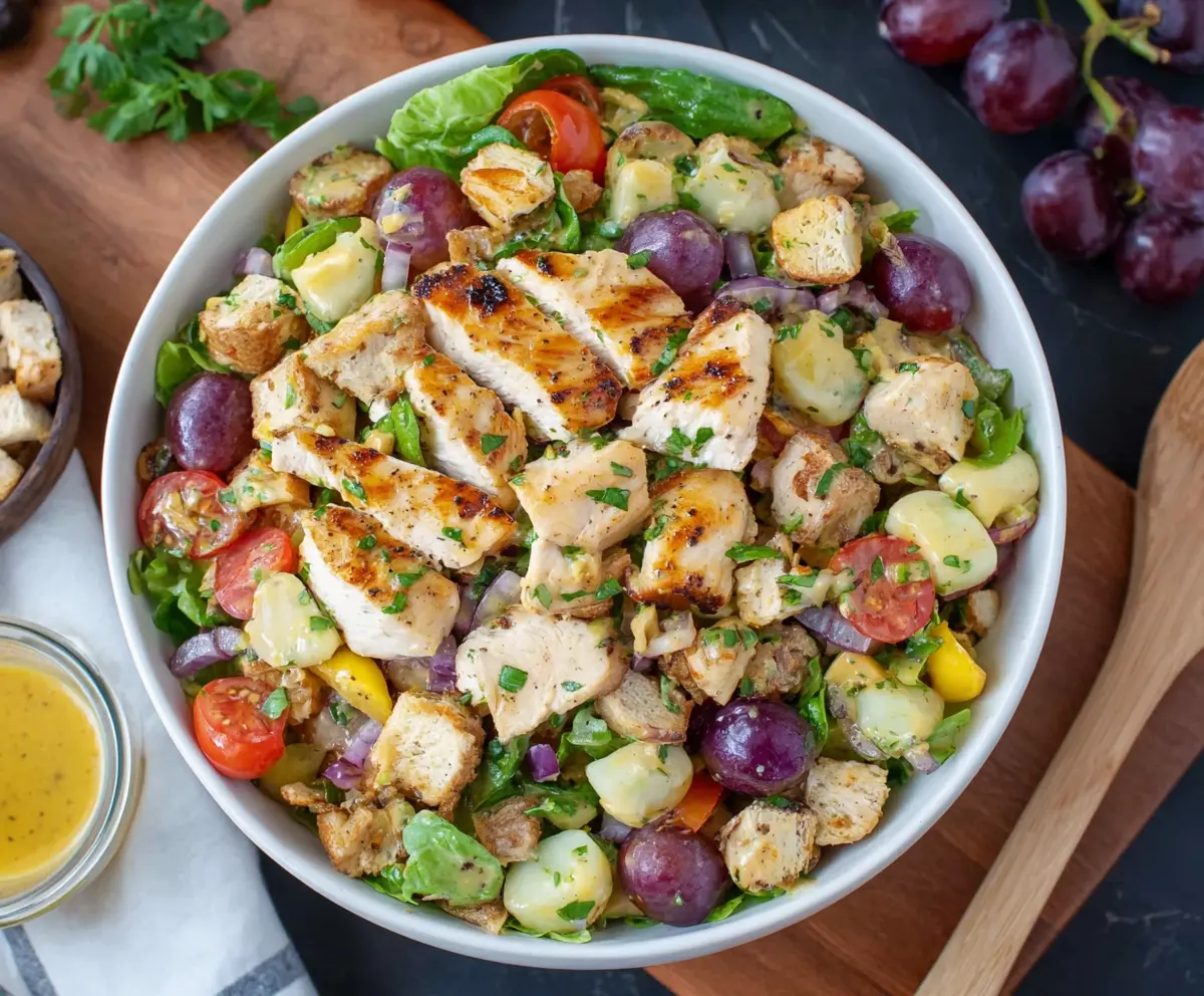 Easy Honey Mustard Chicken Salad