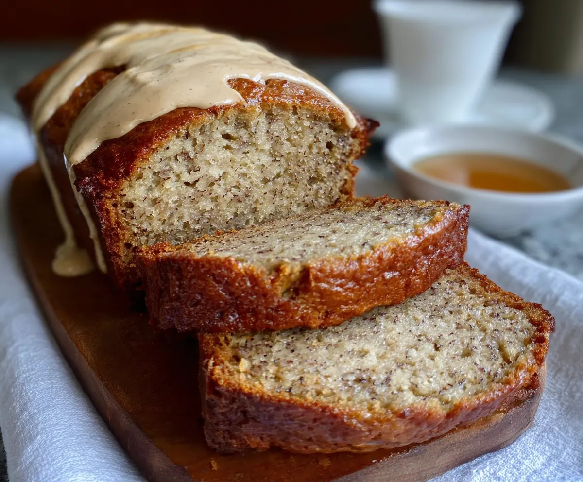 Easy Honey Vanilla Banana Bread Recipe