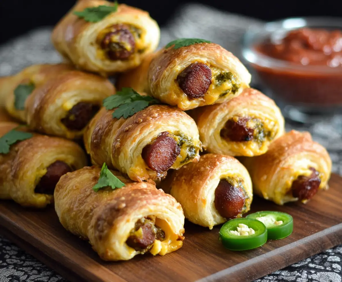 Easy Jalapeno Popper Pigs in a Blanket