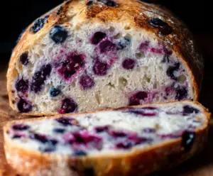 Lemon Blueberry Sourdough Bread