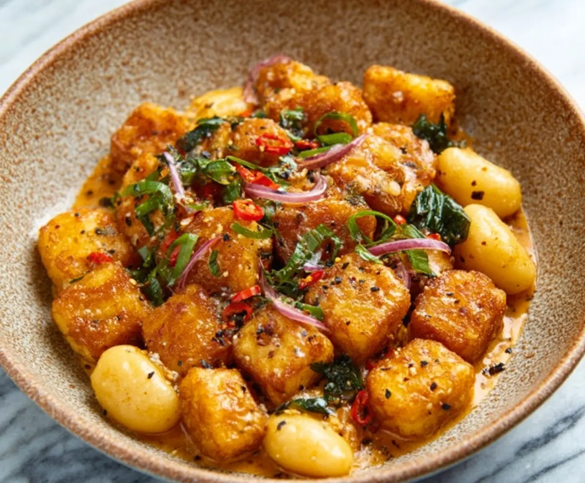 Marry Me Crispy Tofu Gnocchi