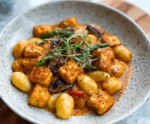 Marry Me Crispy Tofu with Gnocchi