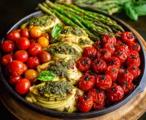 One-Pan Pesto Chicken
