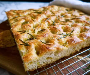 Sourdough Discard Focaccia with Rosemary & Olive Oil