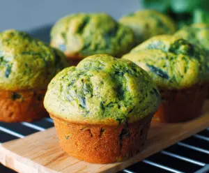 Spinach and Banana Muffin