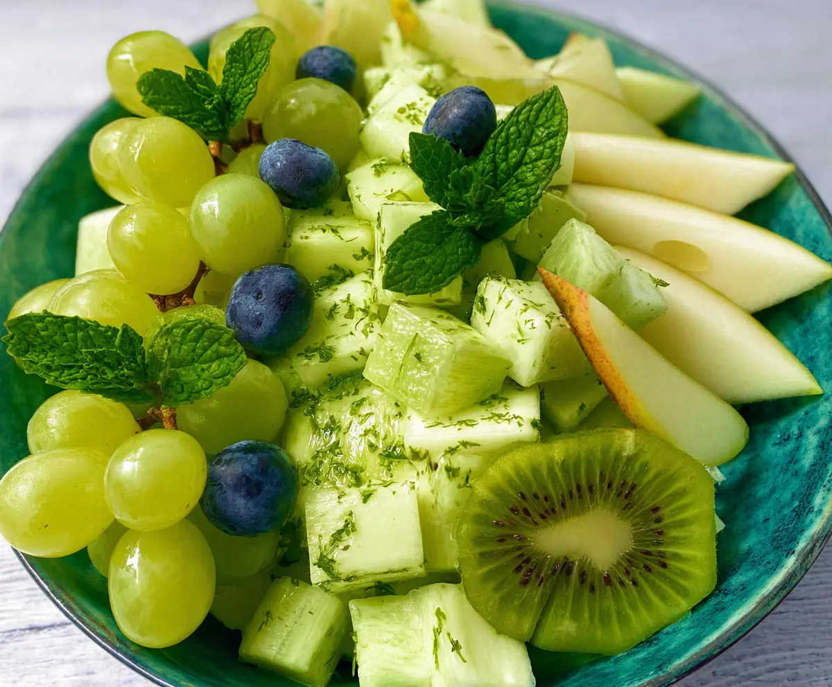 Fresh St. Patrick’s Day Green Fruit Salad