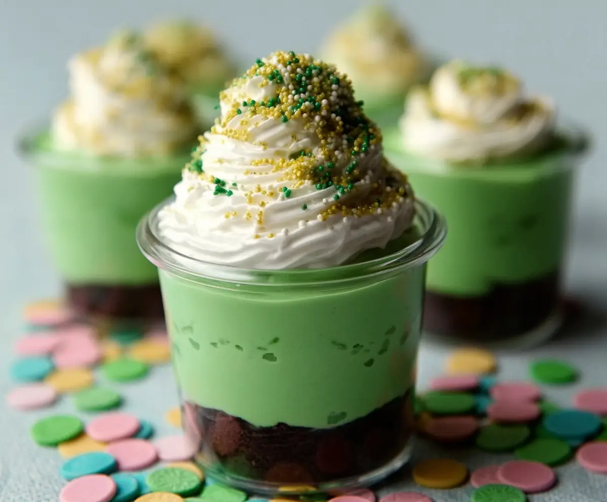 Easy St. Patrick's Day Green Shake Pudding