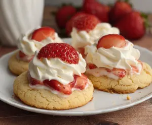 Strawberry Shortcake Cookies