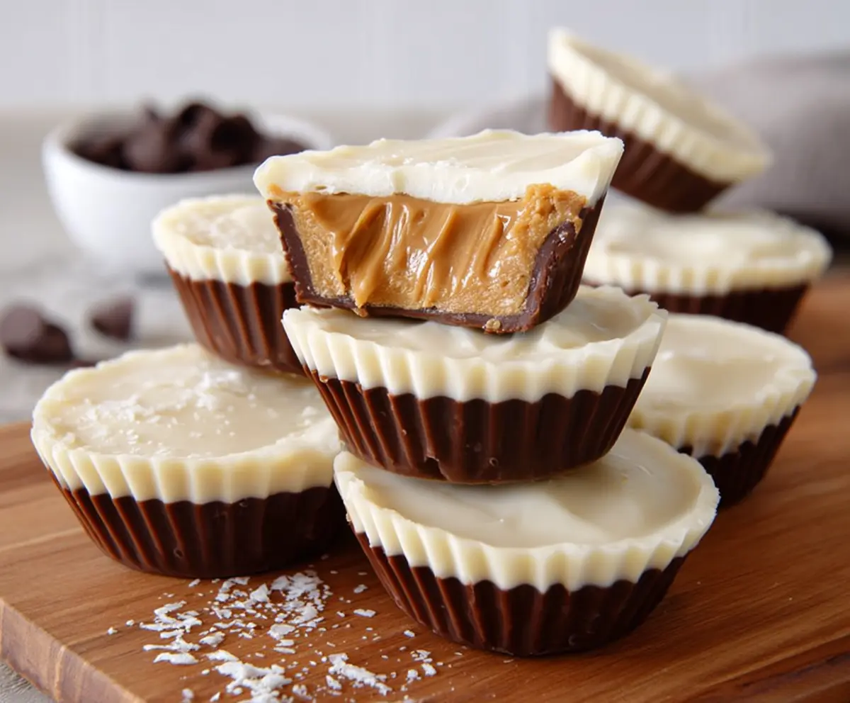 Easy White Chocolate Peanut Butter Cups