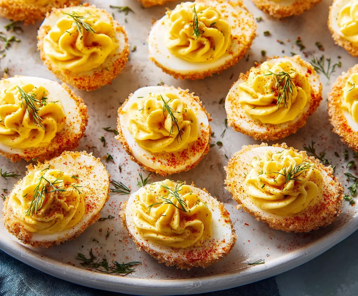 Easy Air Fryer Deviled Eggs