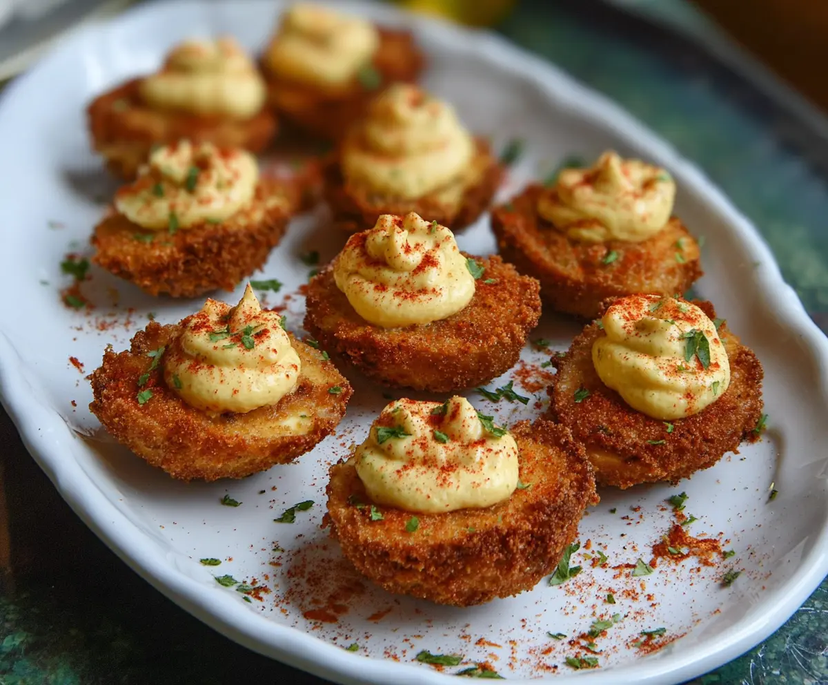 Cajun Fried Deviled Eggs Recipe