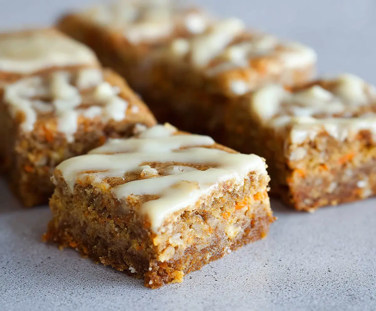 Easy Carrot Cake Bars Recipe
