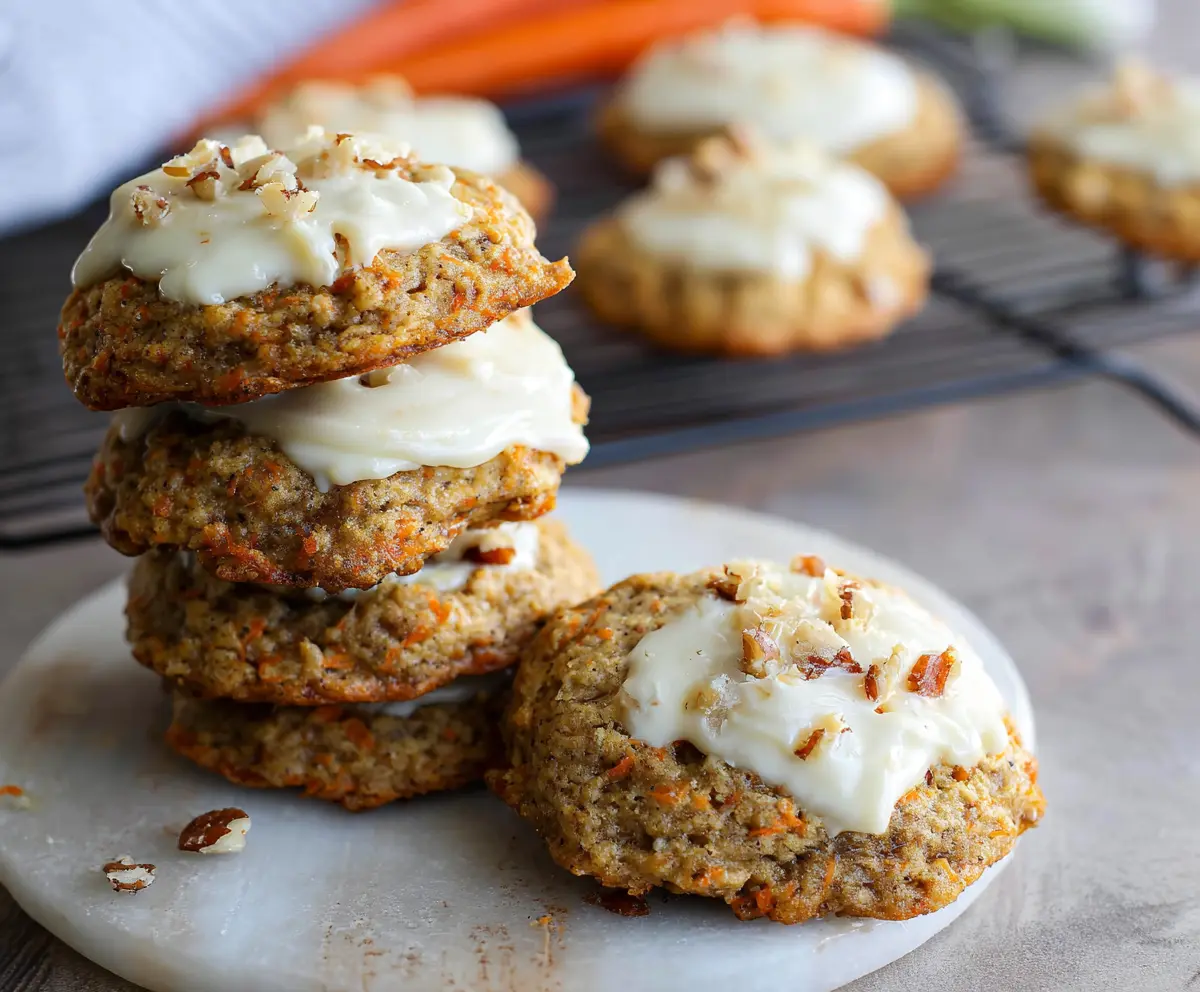 Soft Carrot Cake Cookies Recipe