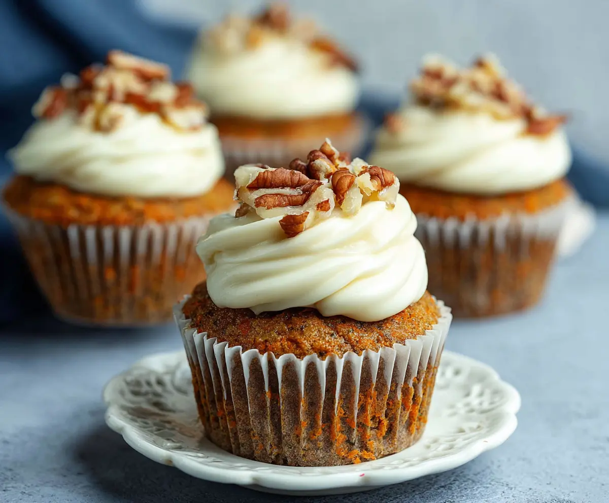 Easy Carrot Cake Cupcakes Recipe